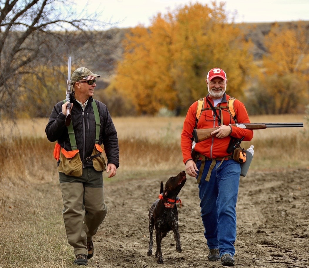 Gov. Gianforte pheasant hunting at the Isaac Homestead WMA in Hysham in October 2024 
