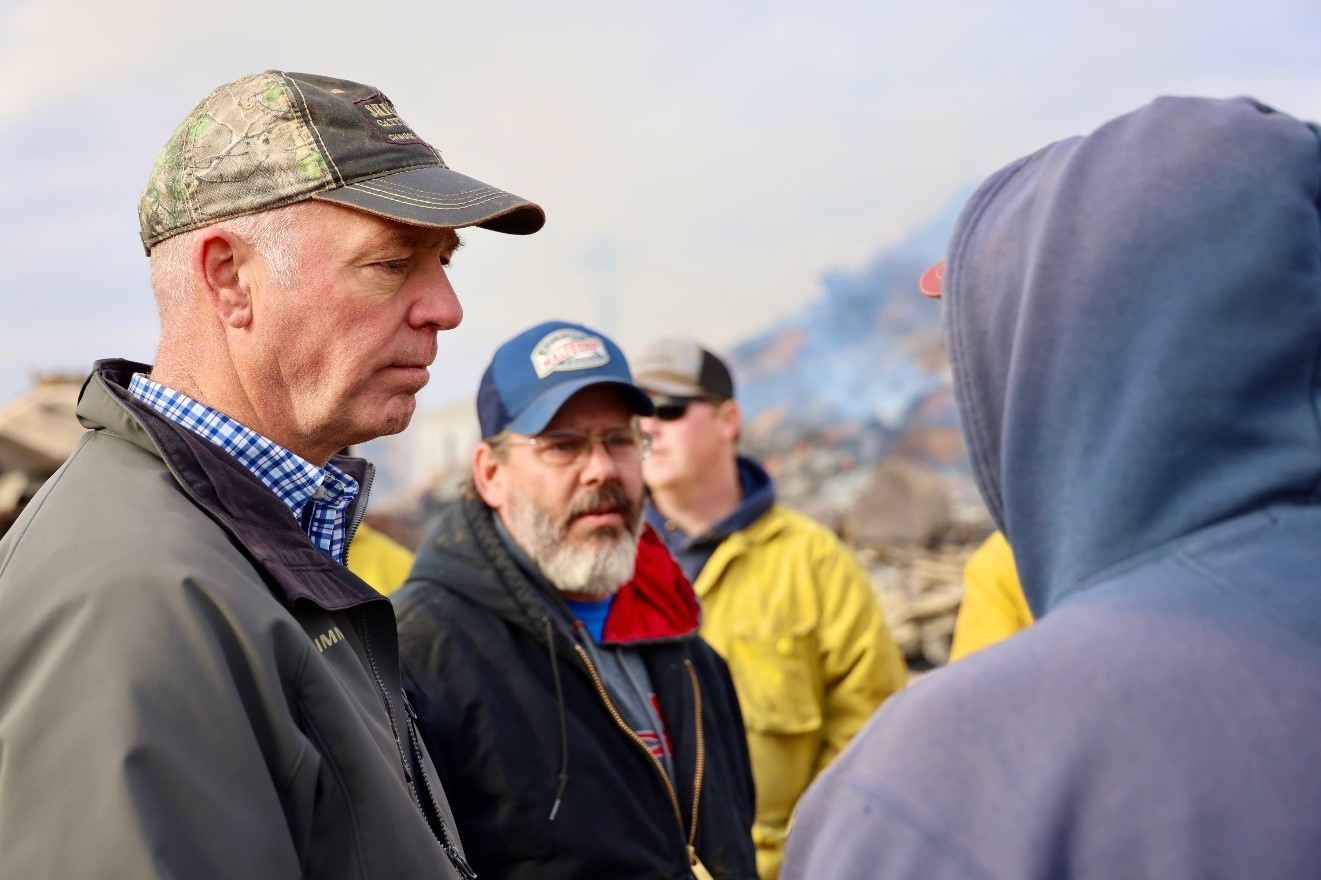 Gov. Gianforte Montana Stands with Denton