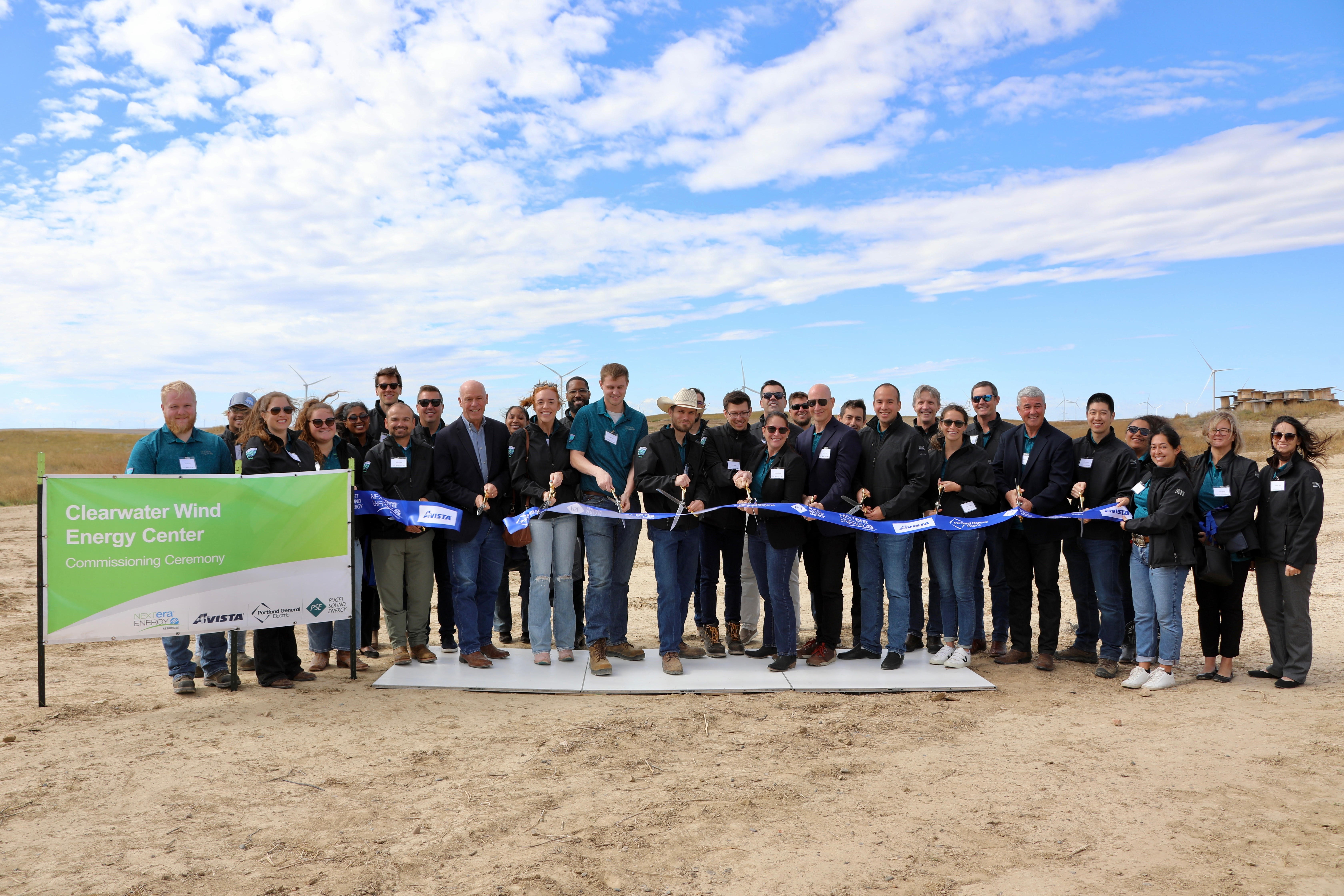 Clearwater Wind Energy Center Ribbon Cutting