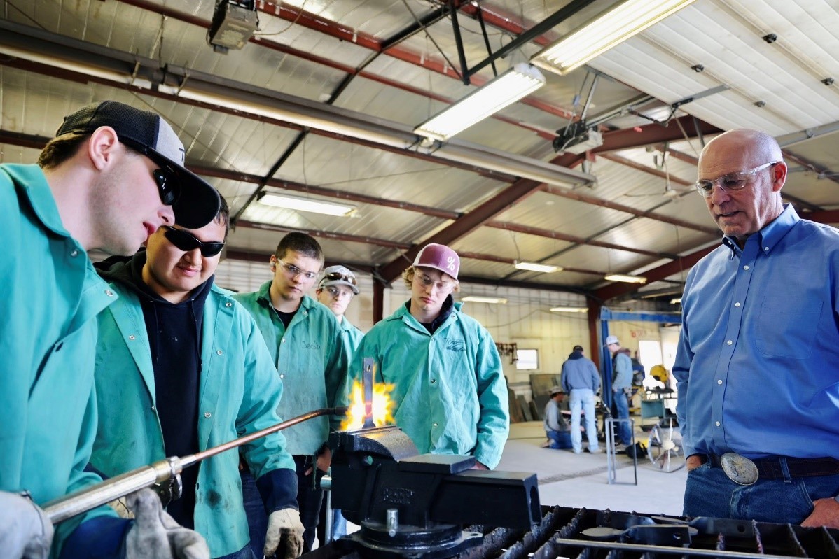 Cut Bank High School Welding Demonstration