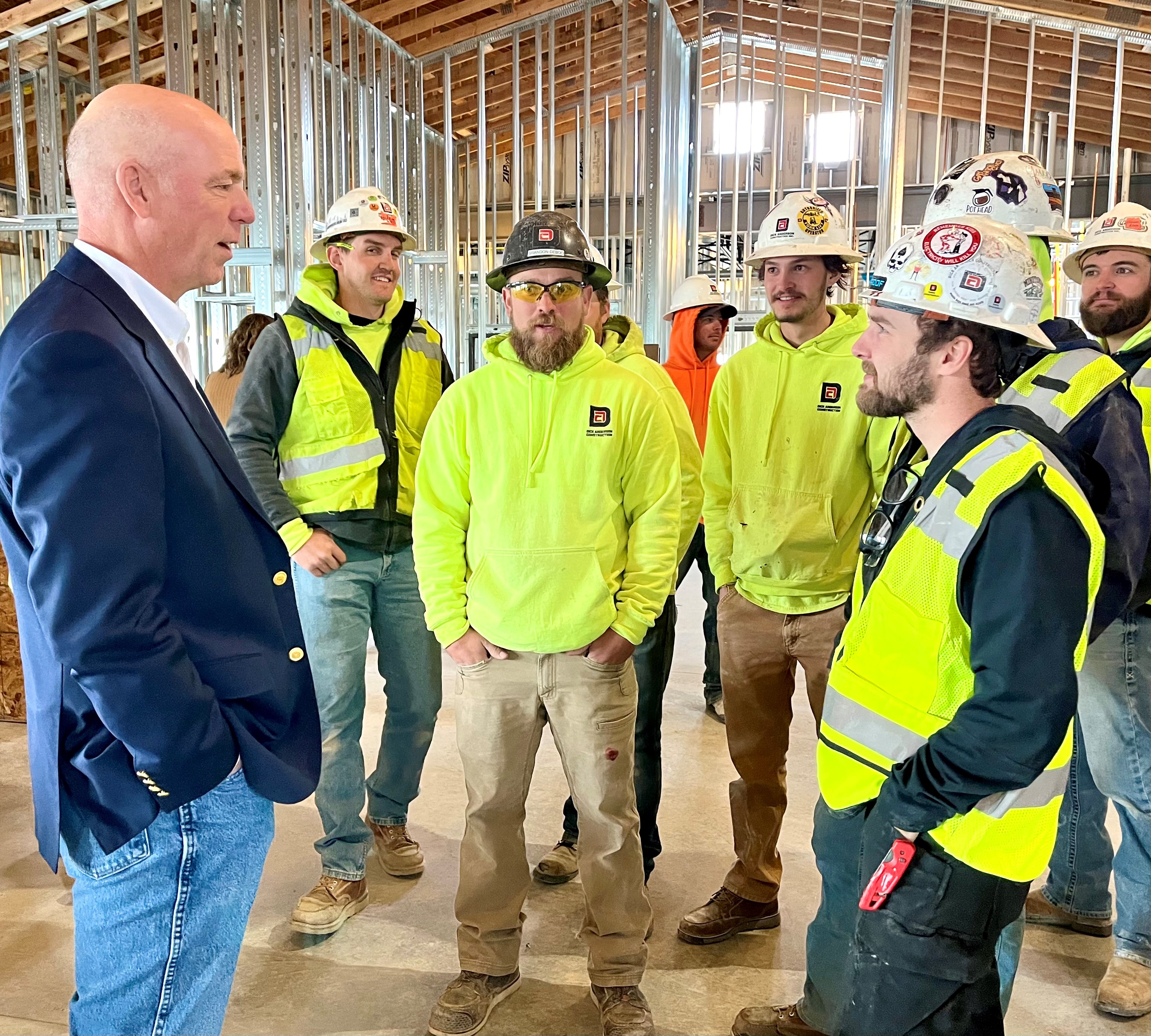 Dick Anderson Construction apprentices