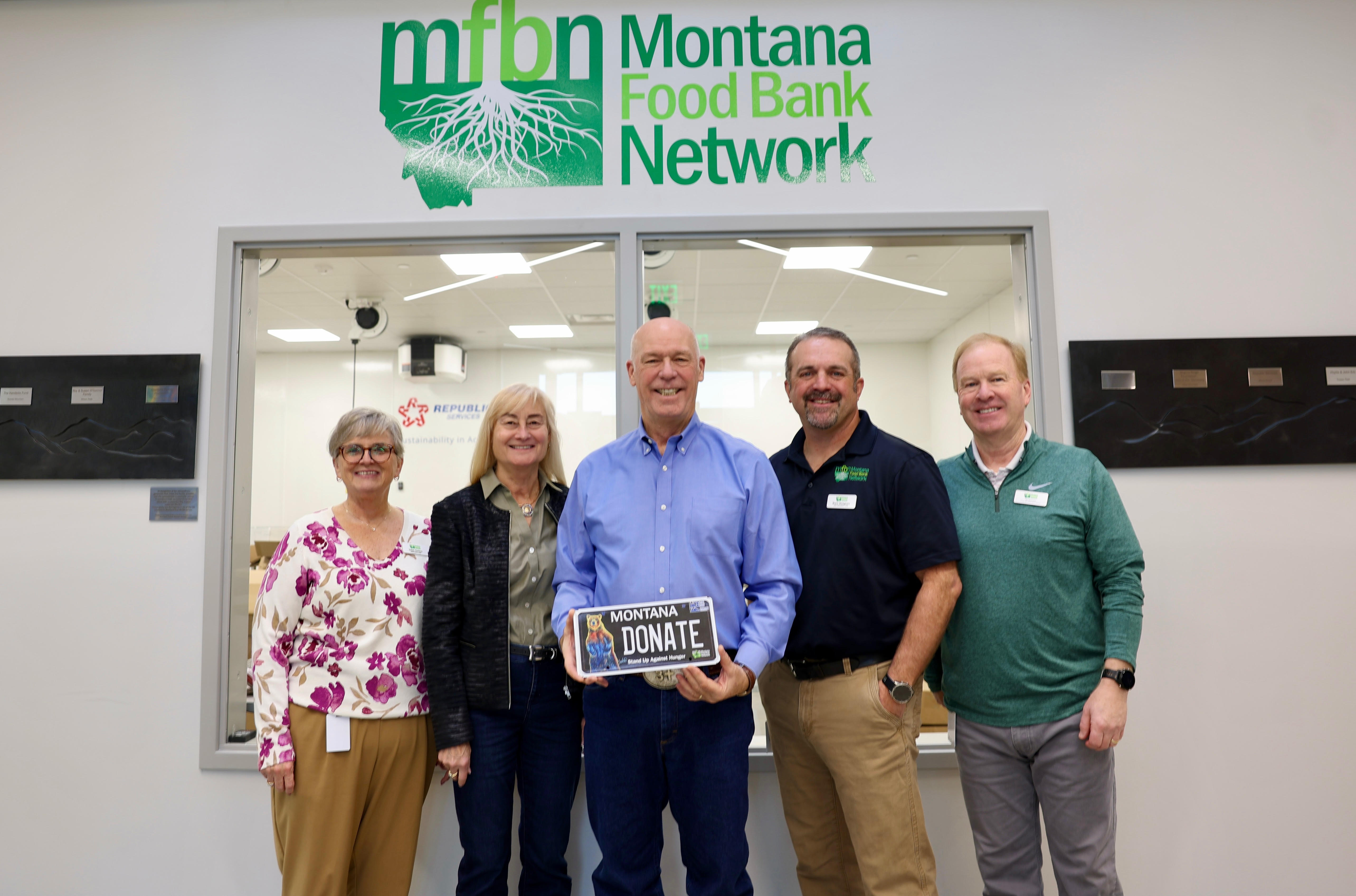 Gov. and First Lady Gianforte visiting Montana Food Bank Network in Missoula