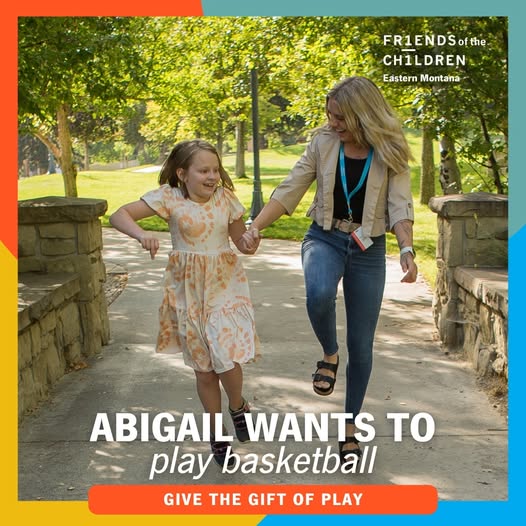 Photo courtesy of Friends of the Children Eastern Montana, promoting its holiday giving campaign to fund extracurricular activities for children enrolled in the mentorship program