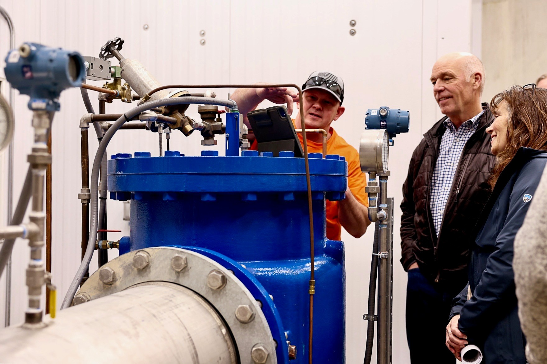 Gov. Gianforte touring Kalispell’s new water tower