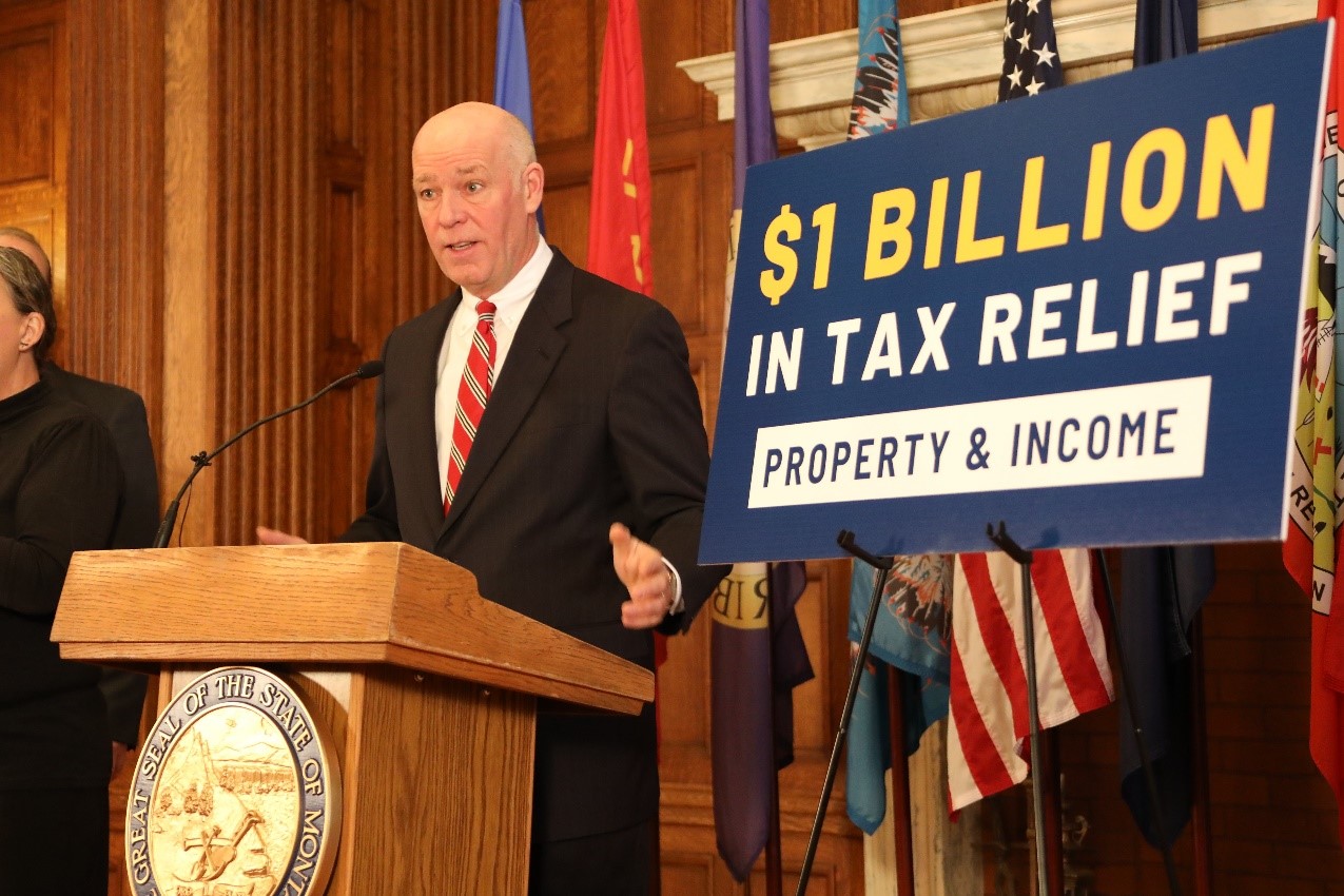 Governor Gianforte Promotes Tax Relief For Families Businesses