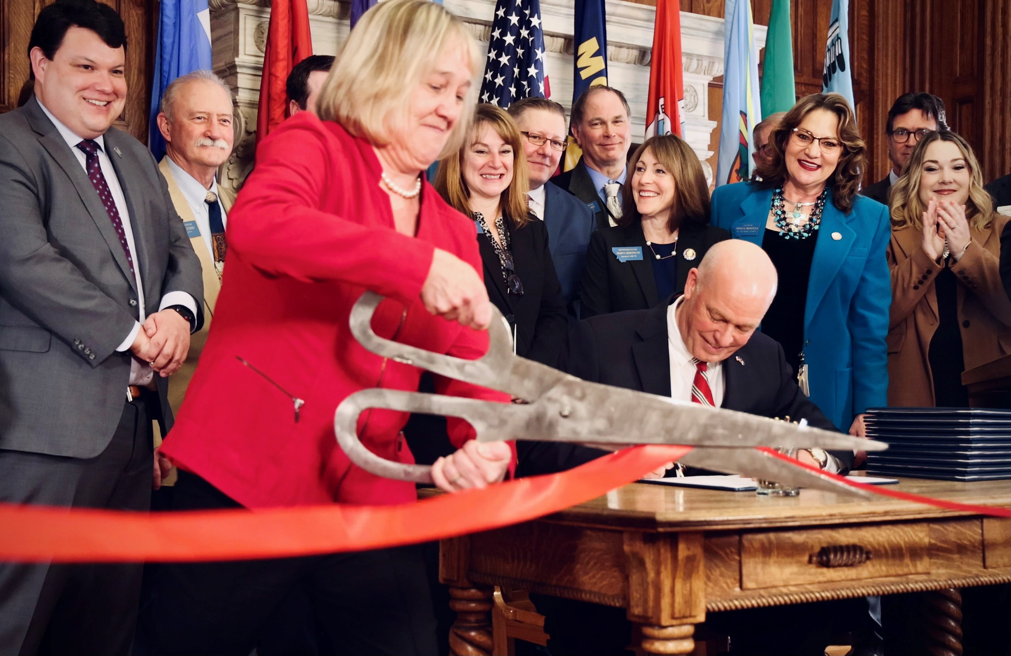 Governor Gianforte, Lieutenant Governor Juras Cut Red Tape